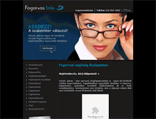 Tablet Screenshot of fogorvosinfo.hu
